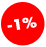 -1%